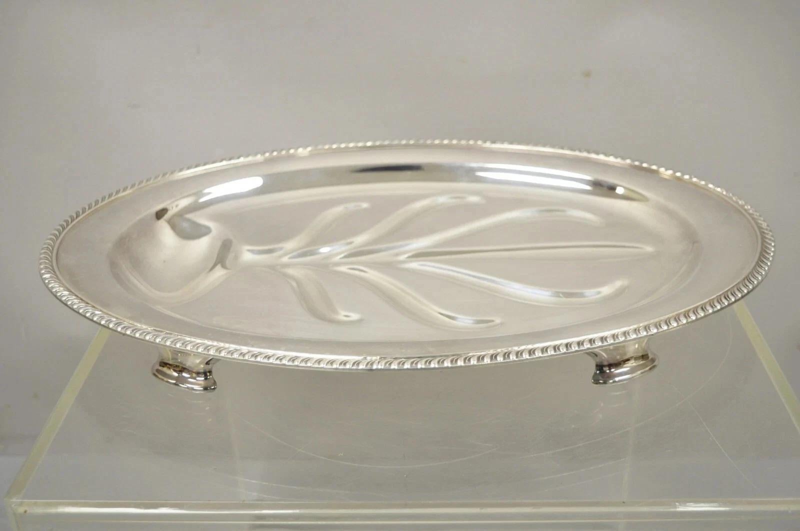 Vintage Regency Style Silver Plate 18