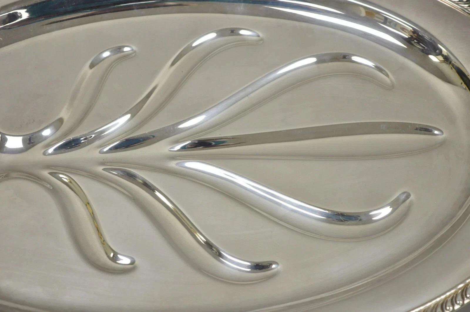 Inconnu Vintage WM Rogers Regency Style Silver Plated 18