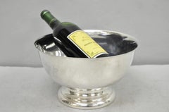 Vintage WMA Rogers Placcato in argento Moderno Piccolo Secchiello da Ghiaccio Champagne Chiller