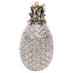 Vintage WMF German Silver Plate Pineapple Ice Bucket 20th Century