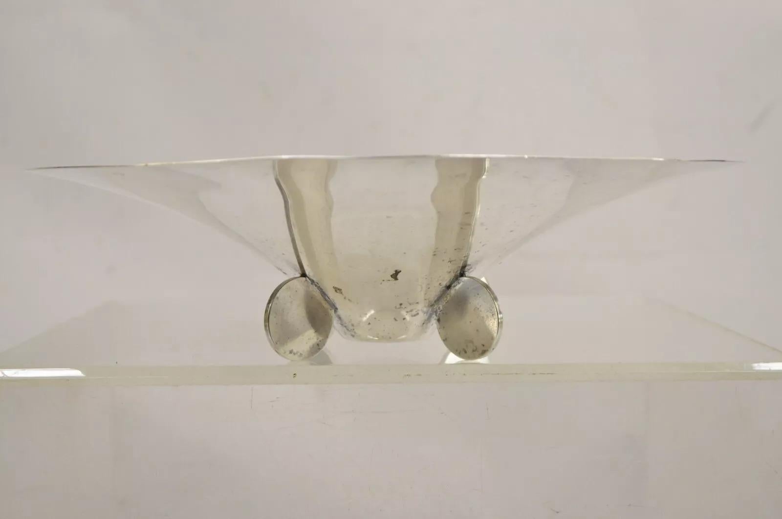 Vintage WMF Ikora Alemania Art Decó Tazón de cobre plateado para centro de mesa Desconocido en venta