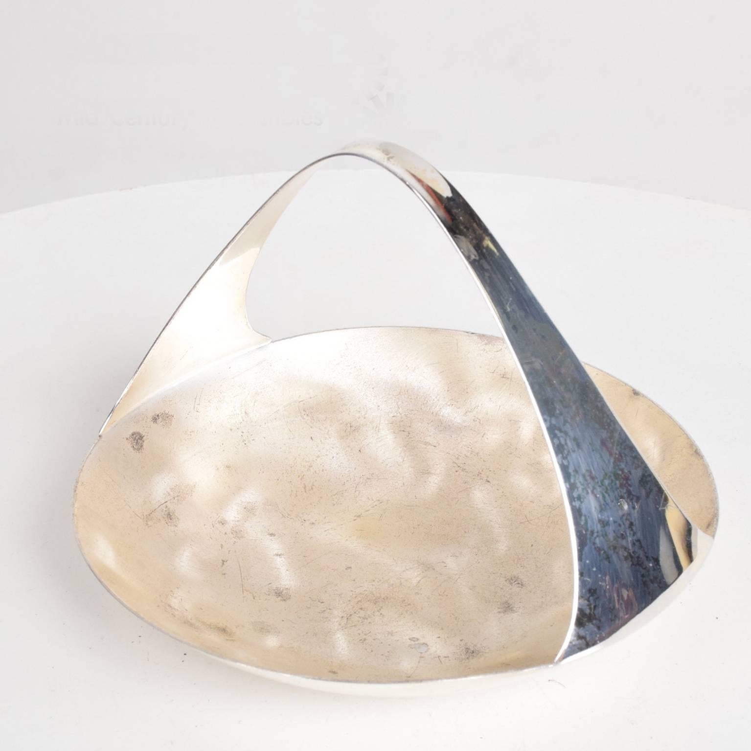 Mid-Century Modern Vintage WMF Ikora Silver Plated Candy Dish, Germany, 1960s