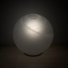 Vintage Wofi leuchten glass table lamp Mars