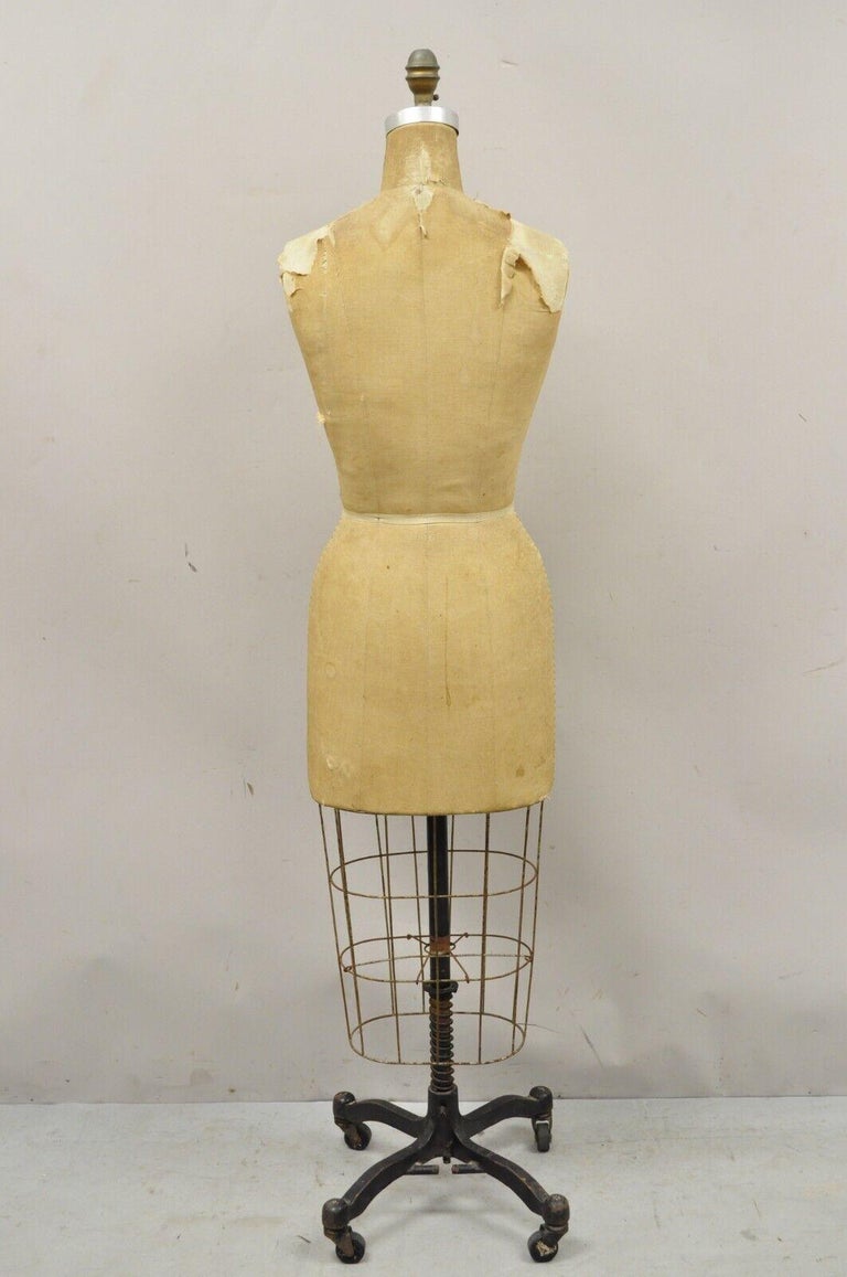 Vintage Wolf Model Form Model 1980 Dress Form Mannequin For Sale at 1stDibs