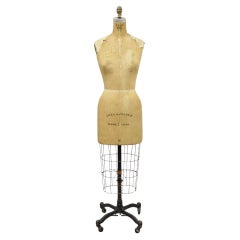Maniquí Vintage Wolf Model Form 1980 Talla 8 Dress Form