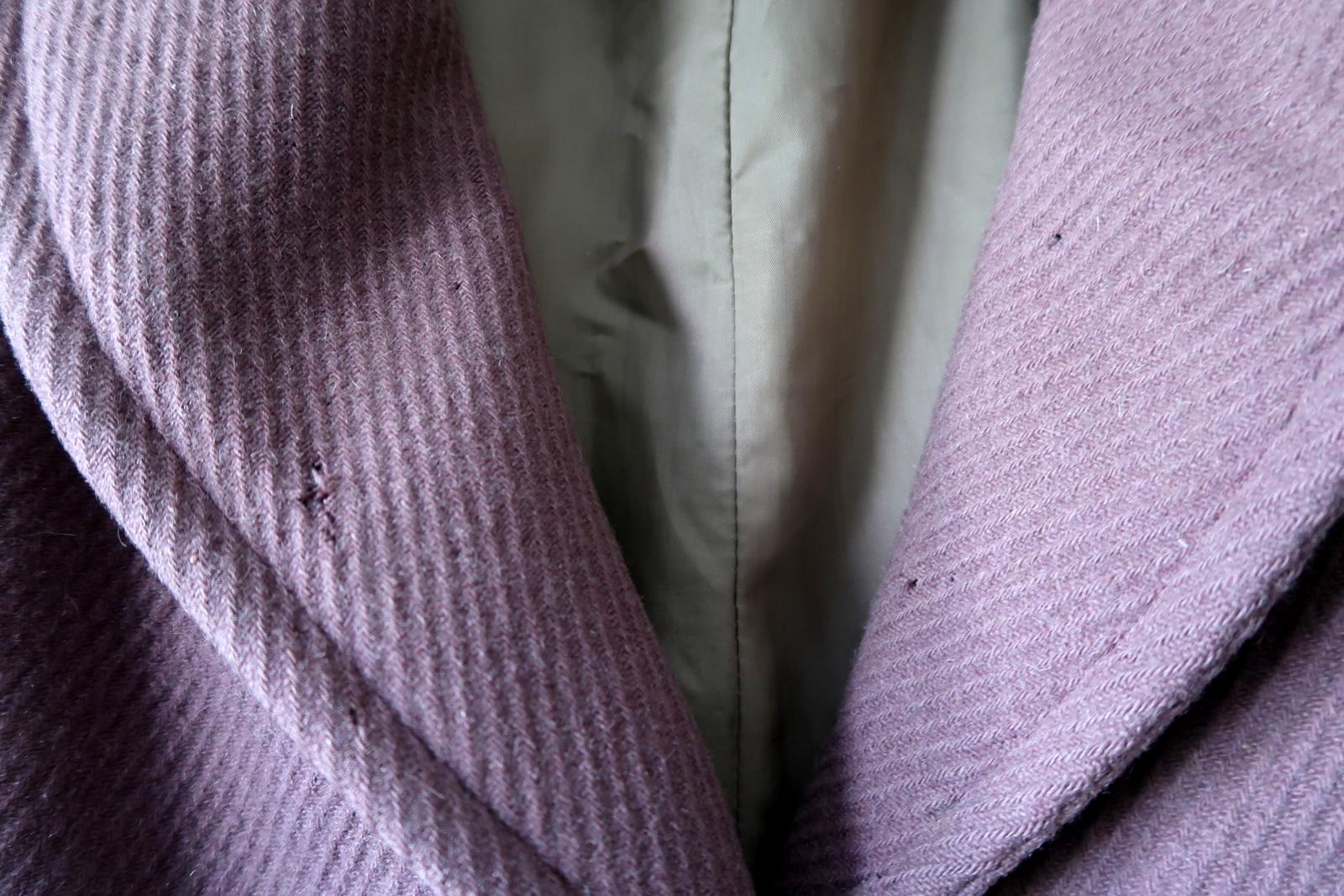 Giacca da donna vintage dell'URSS: Elegante giacca di lana bordeaux - circa anni '70, 1J86 in vendita 5