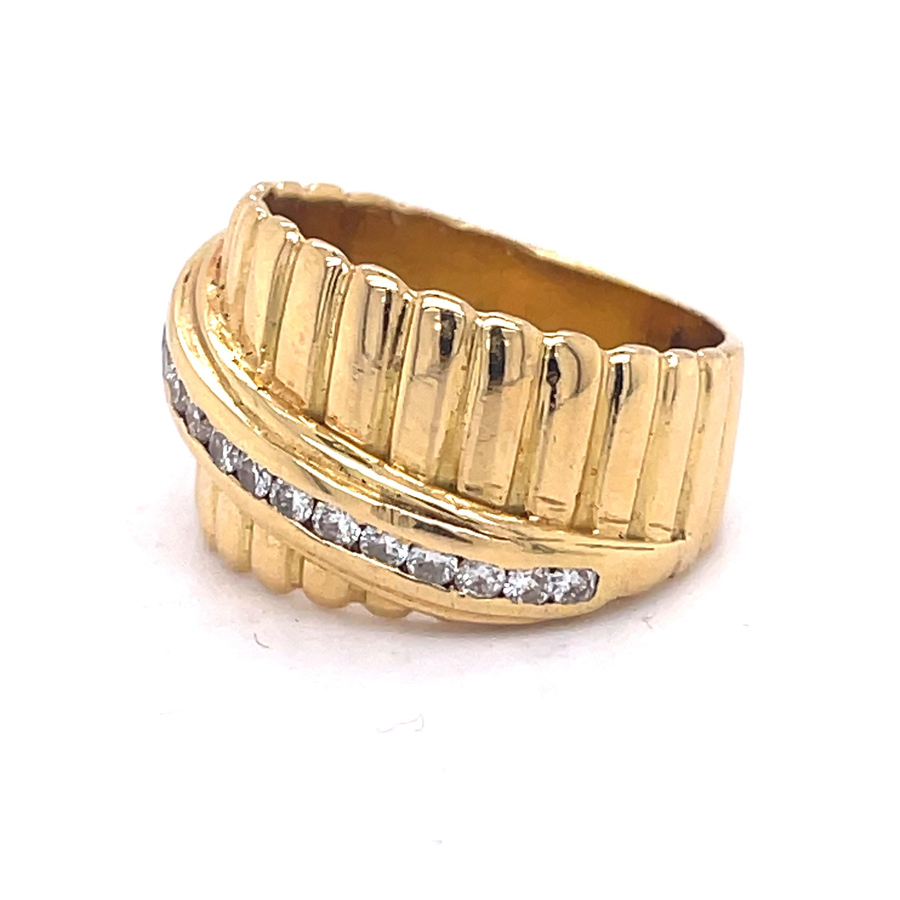 men's 18k 22k real solid yellow gold statement ring