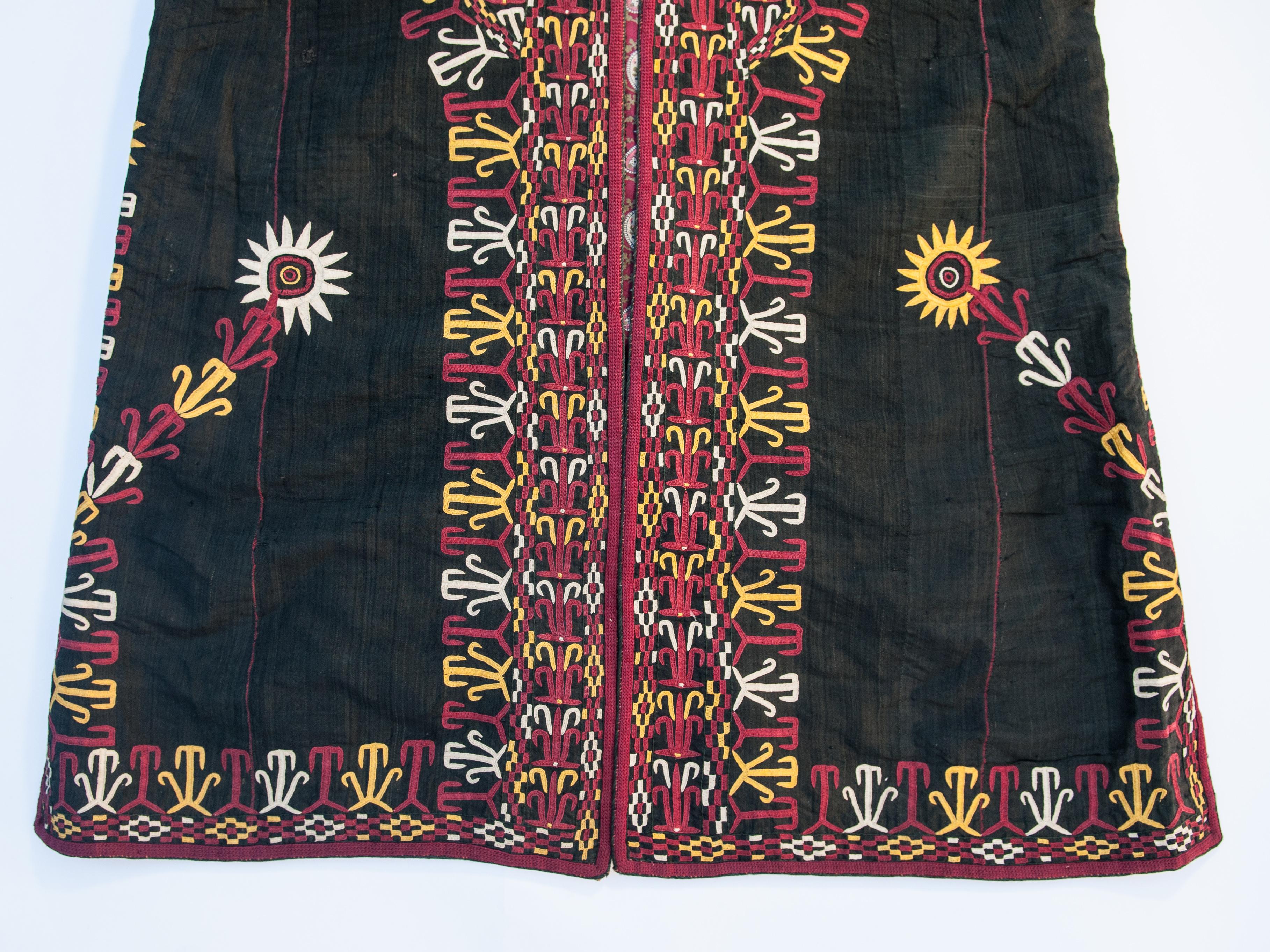 Central Asian Vintage Women's Cloak / Jacket, Chyrpy, Tekke Turkman, Mid-Late 20th Century