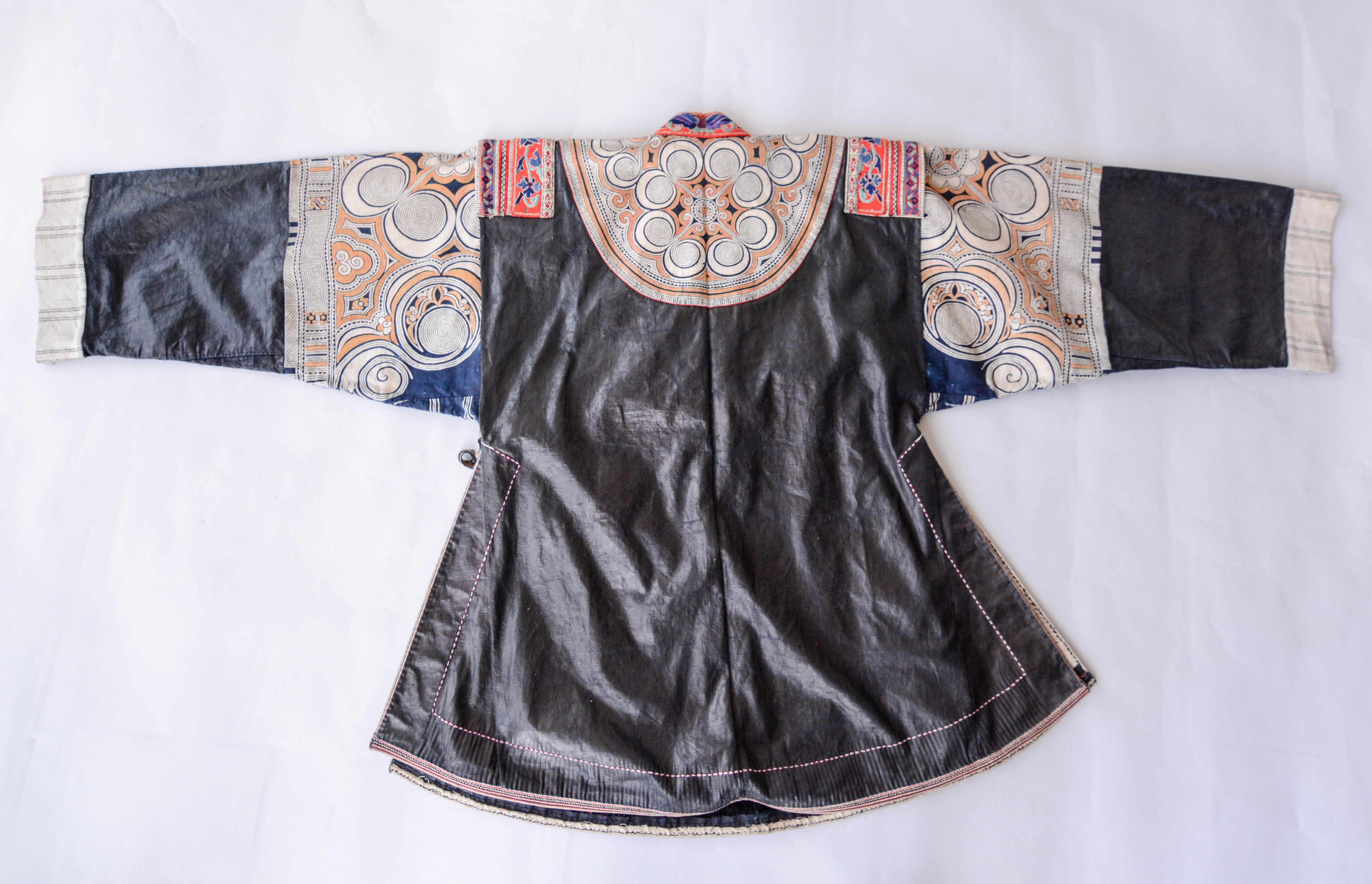 Vintage Women's Jacket, Miao of Guizhou, China, Mid-20th Century In Good Condition In Point Richmond, CA