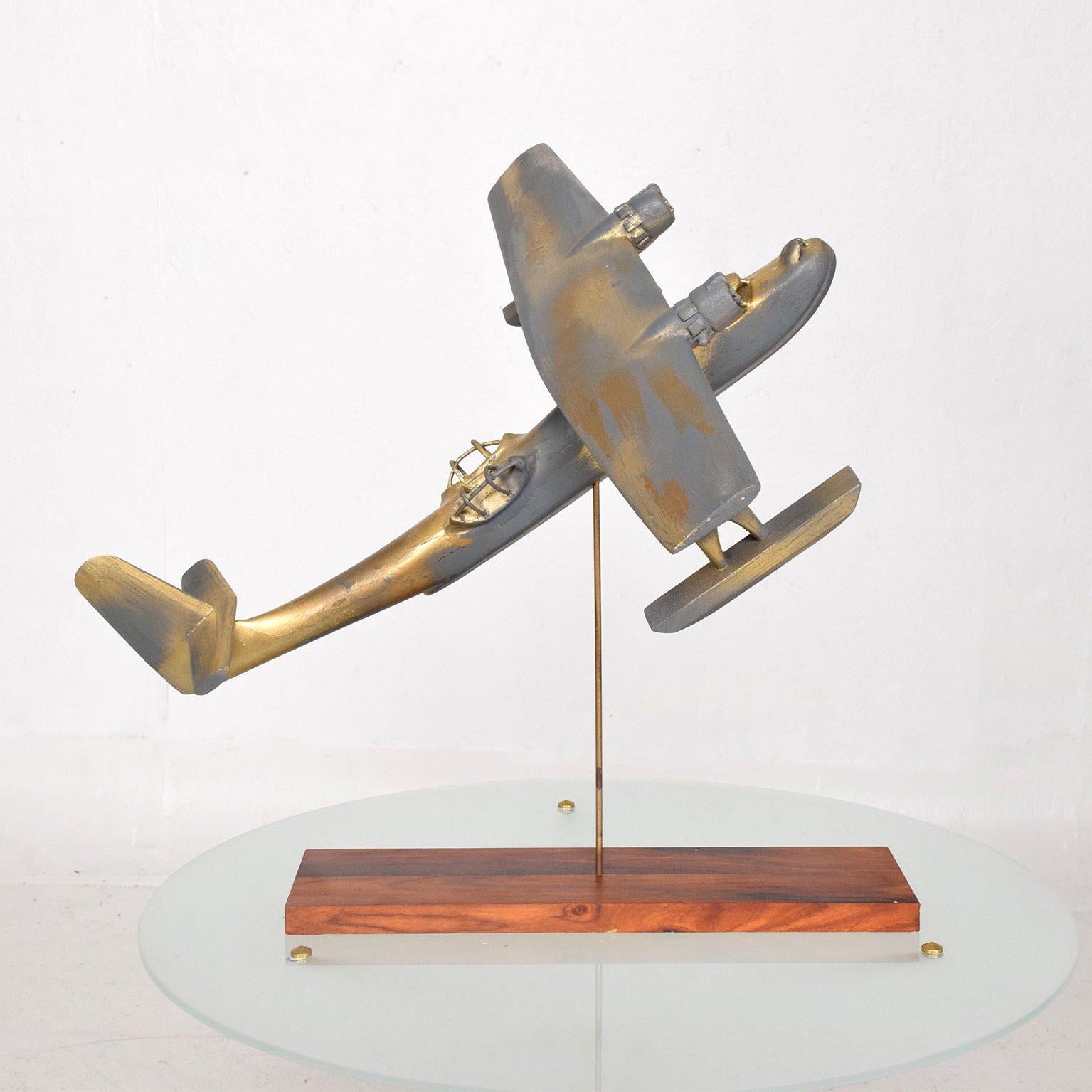 vintage wooden airplane