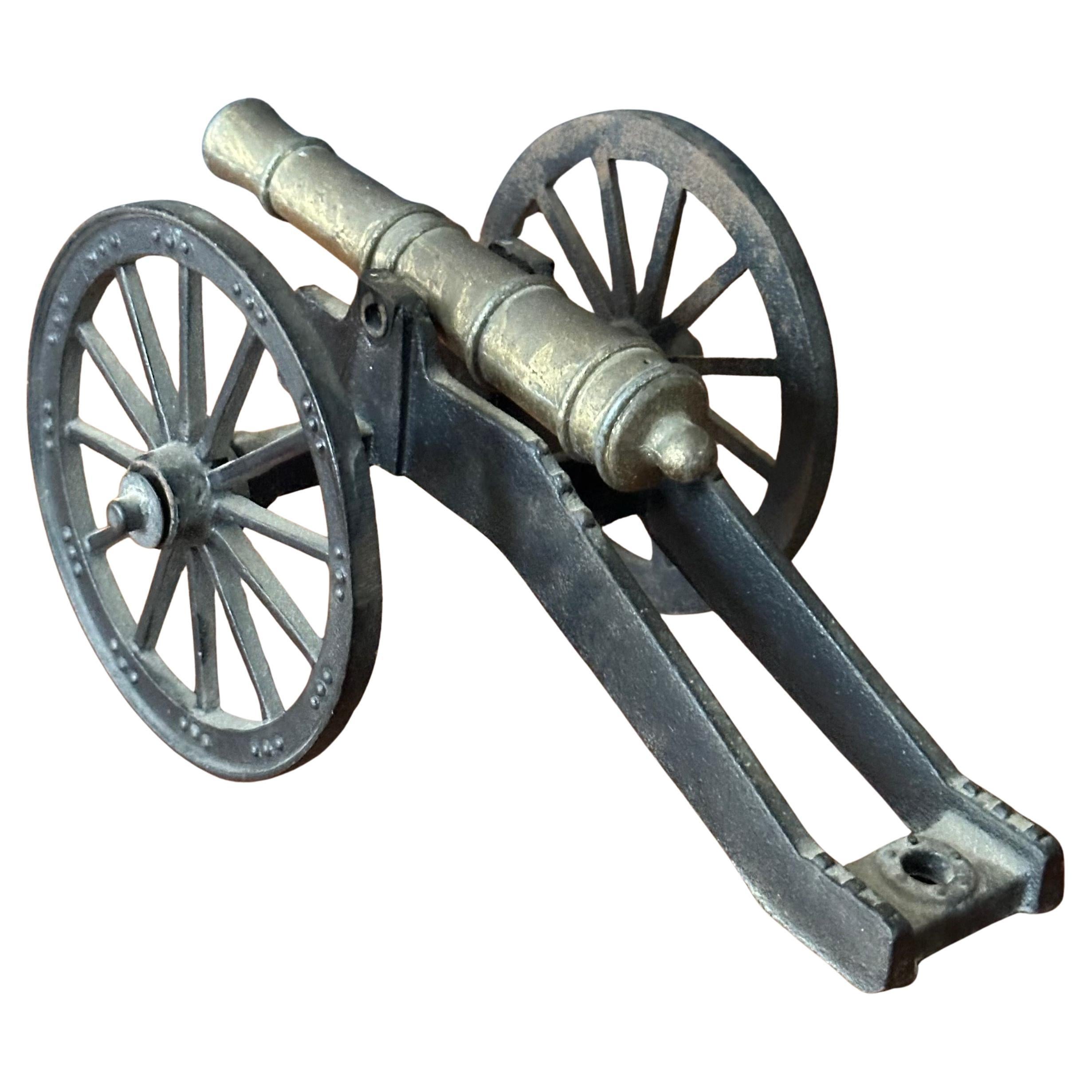 Modello di cannone in legno e bronzo d'epoca in vendita 7