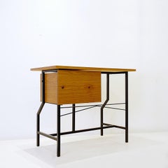 Vintage wood and metal desk - 1960s