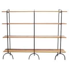 Vintage Wood and Metal Shelf