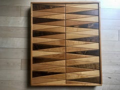 Vintage Wood Backgammon Board