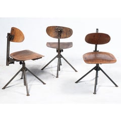 Vintage Wood Chairs, circa 1920