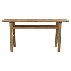 Vintage Wood Console Table Entry Table or Sofa Table