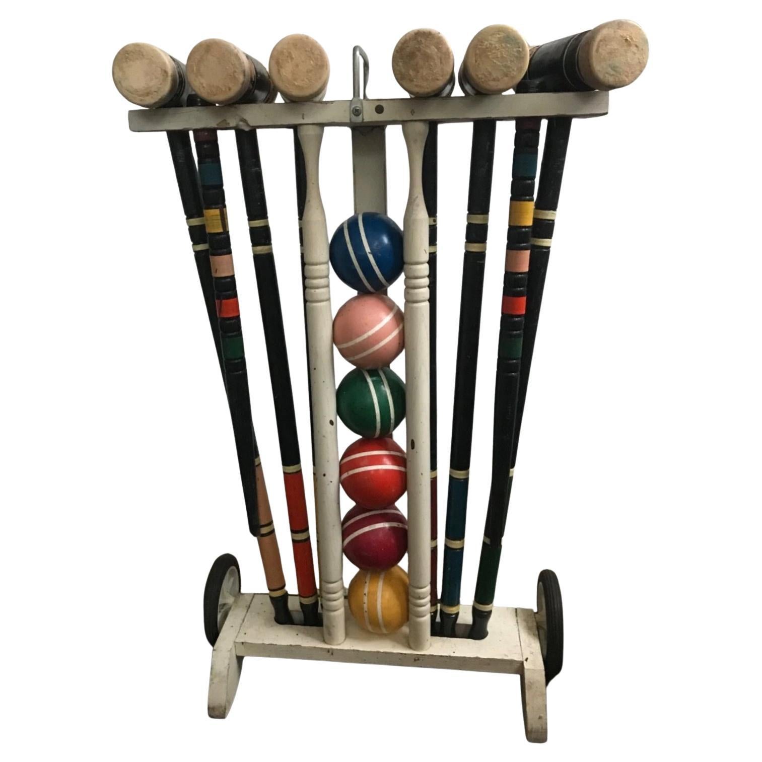 Set da croquet in Wood Vintage