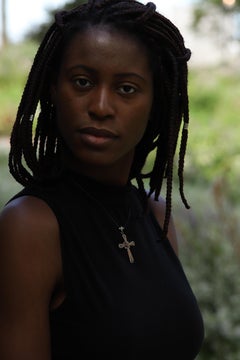 Cruz de madera vintage estilo gótico Plata de ley y madera auténtica