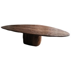 Vintage Wood Dining Table by Atelier Benoit Viaene