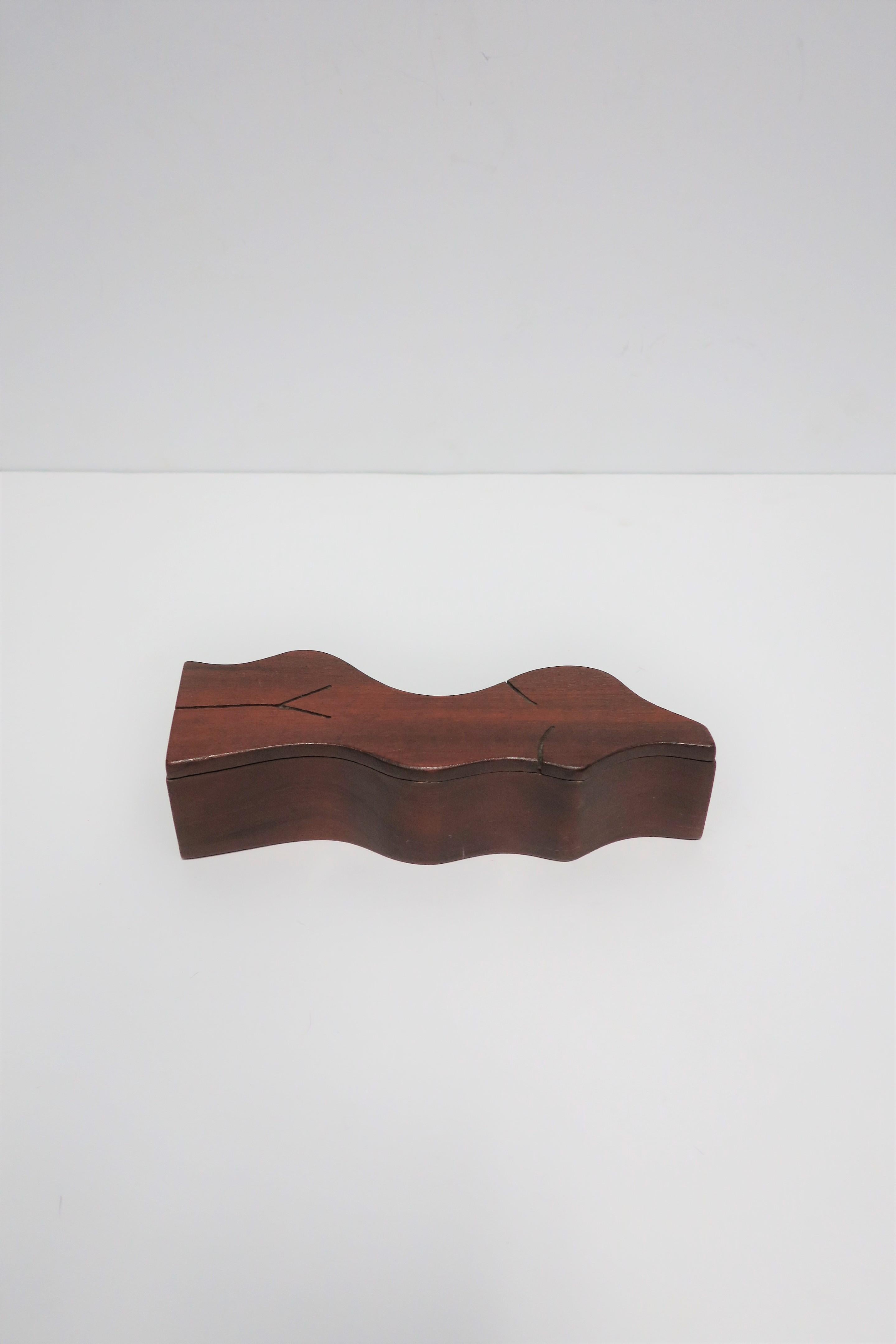 Torso Figurative Wood Jewelry or Decorative Box 6