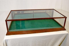 Vintage Wood and Glass Tabletop Display Case
