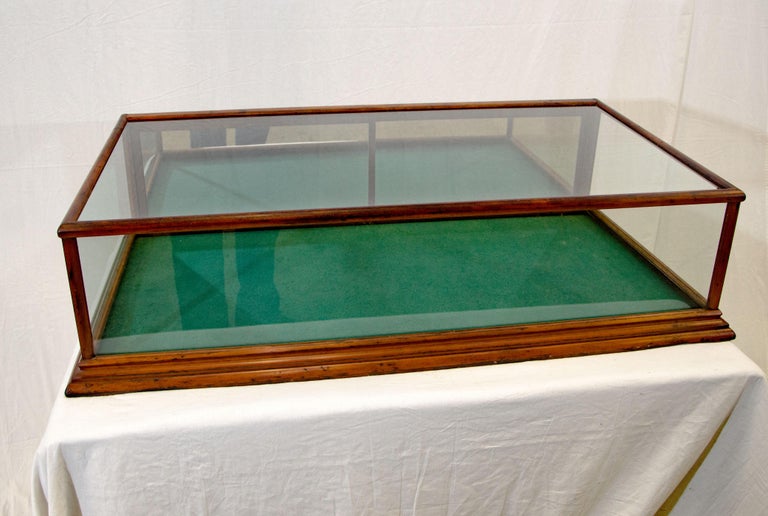 Vintage Wood and Glass Tabletop Display Case at 1stDibs | glass table ...