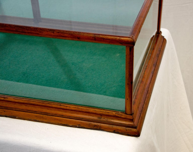 Vintage Wood and Glass Tabletop Display Case at 1stDibs glass table top display case, table