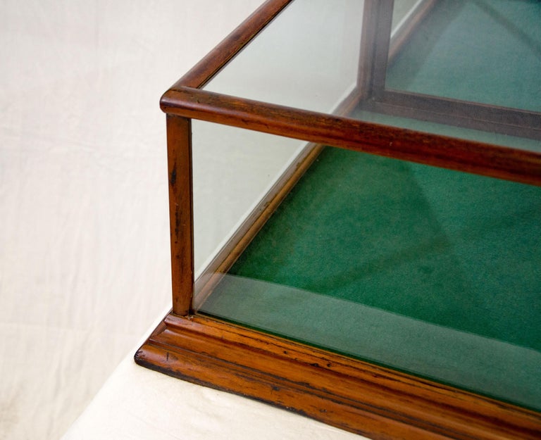 Vintage Wood and Glass Tabletop Display Case at 1stDibs glass table top display case, table