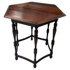 Tavolino esagonale in Wood Vintage