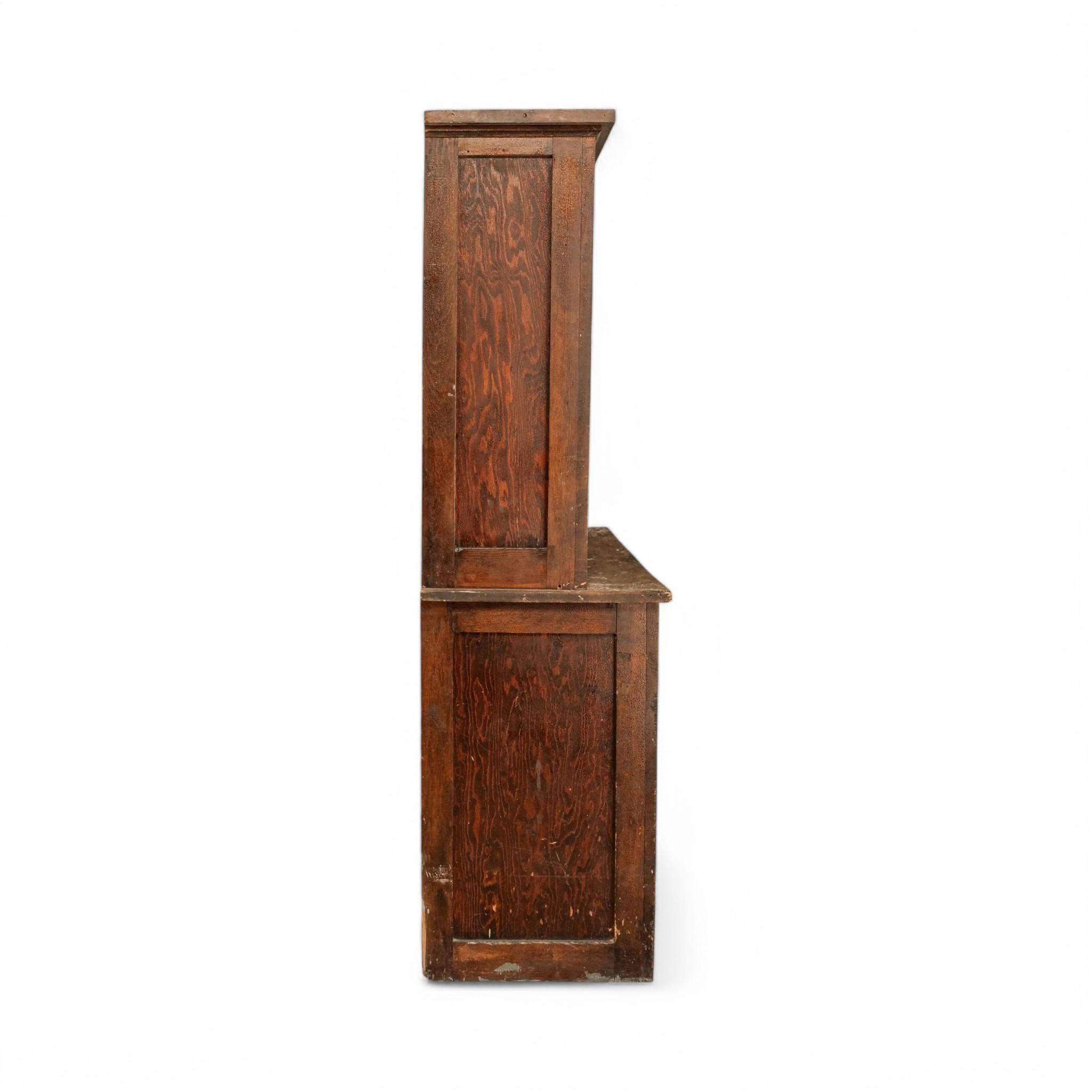 20th Century Vintage Wood Hutch