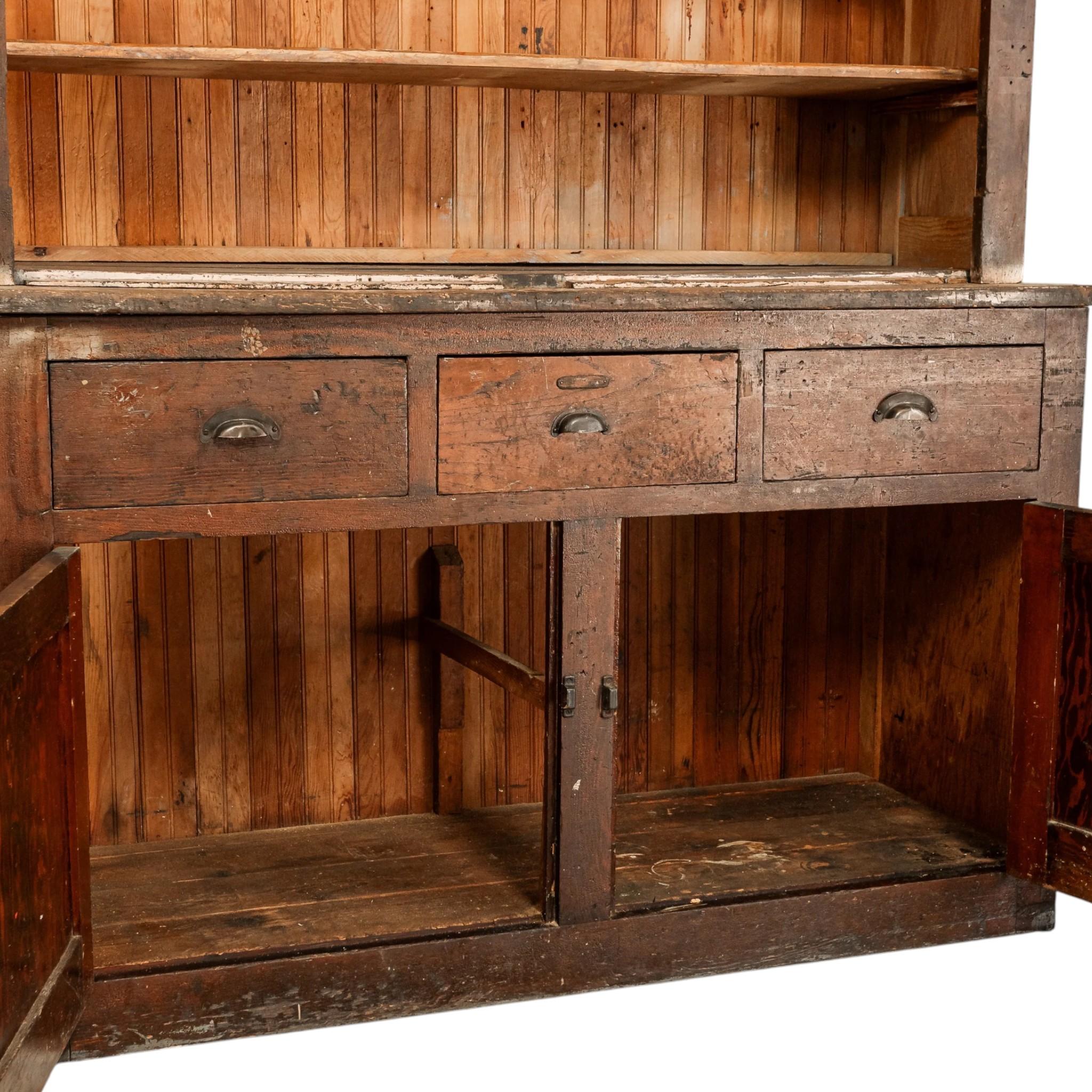 Vintage Wood Hutch 1