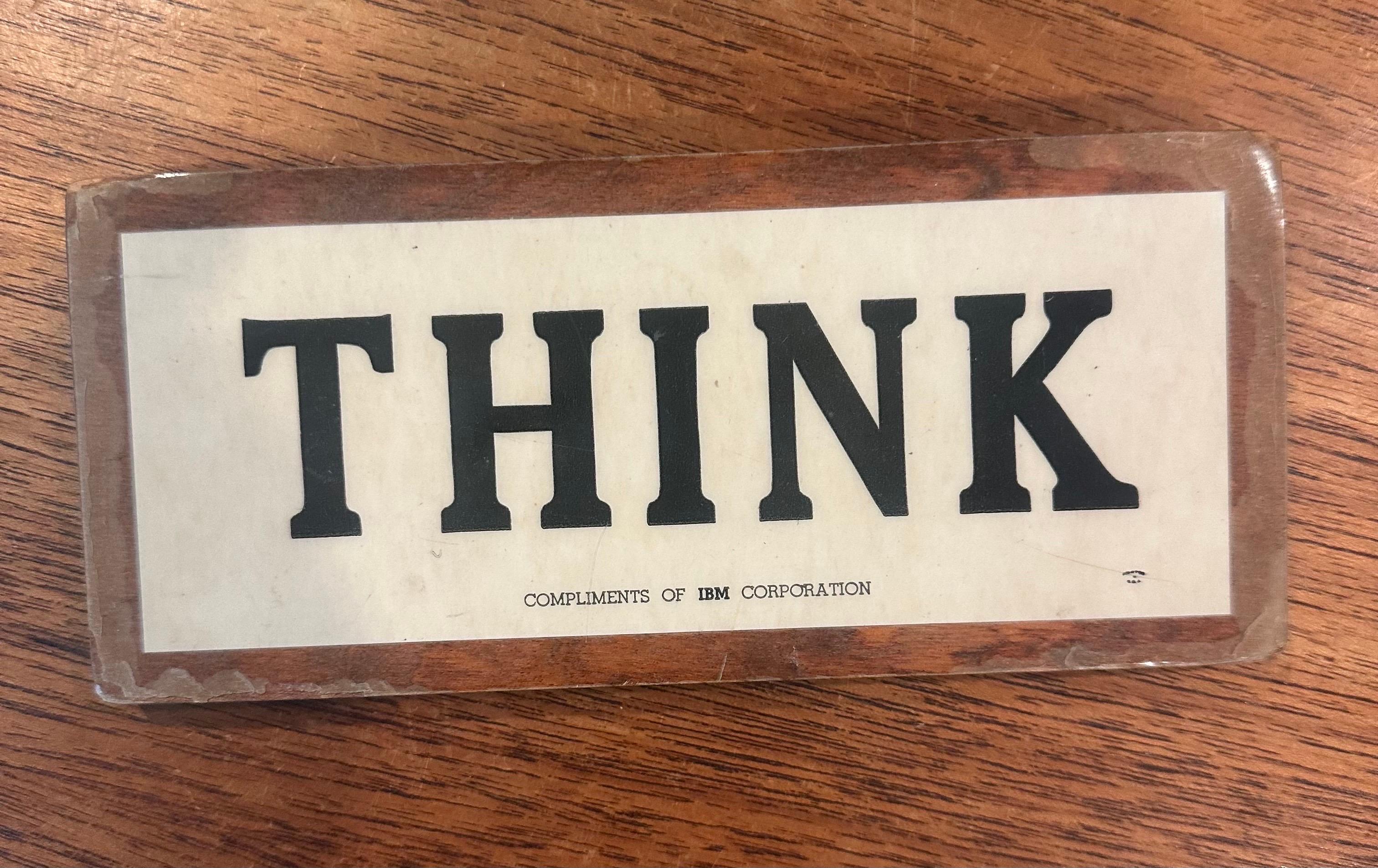 Vintage Wood IBM 