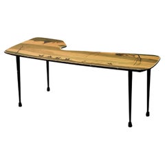 Vintage wood marquetry coffee table At Cost Price