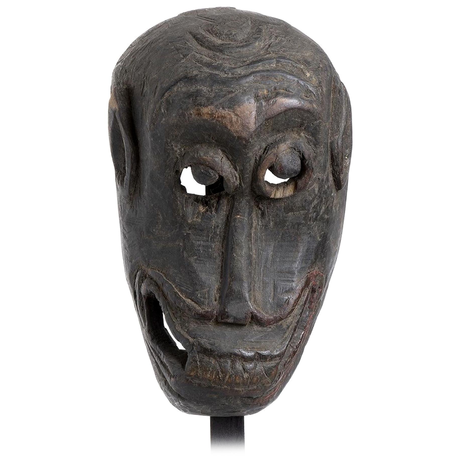 Vintage Wood Mask from Nepal