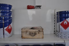 Vintage Wood Medical Box, First Aid Box