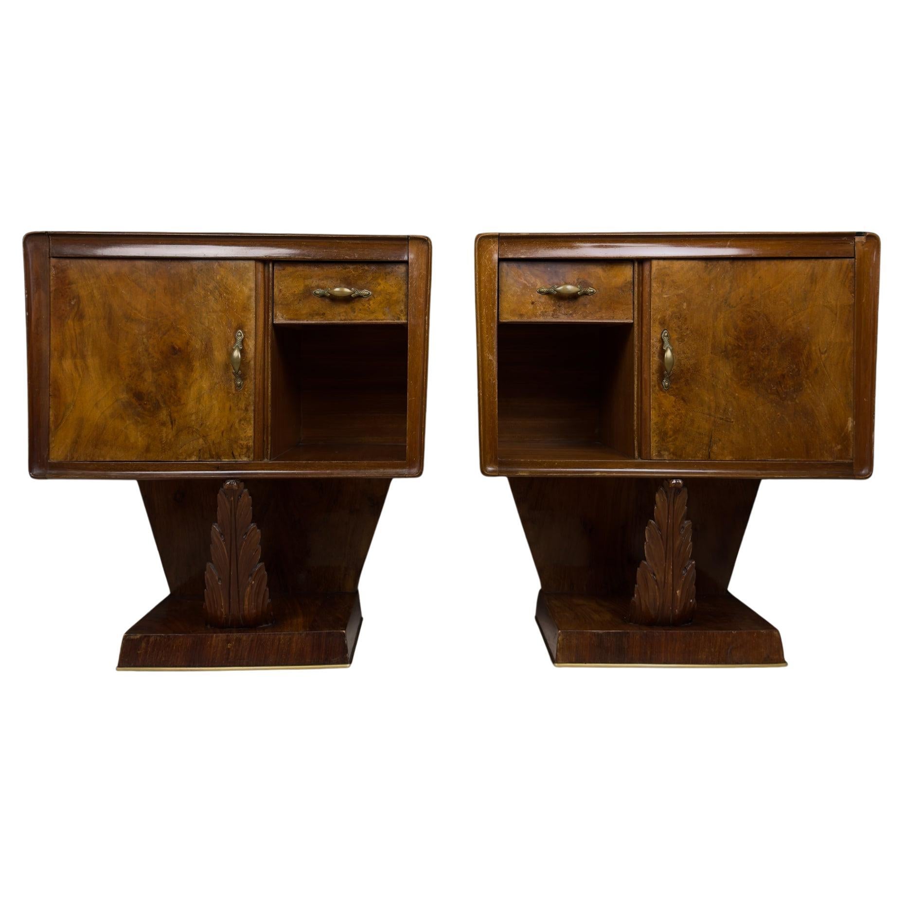 What is the small table next to a bed?