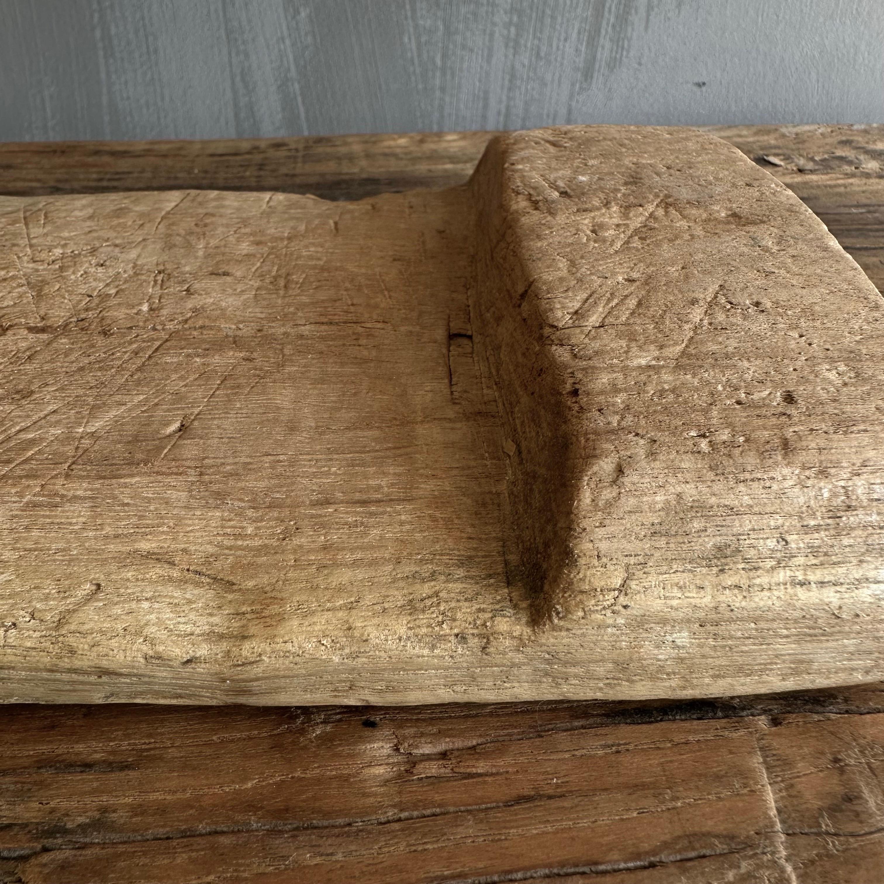 Vintage Wood Pedestal Plateau or Riser 2