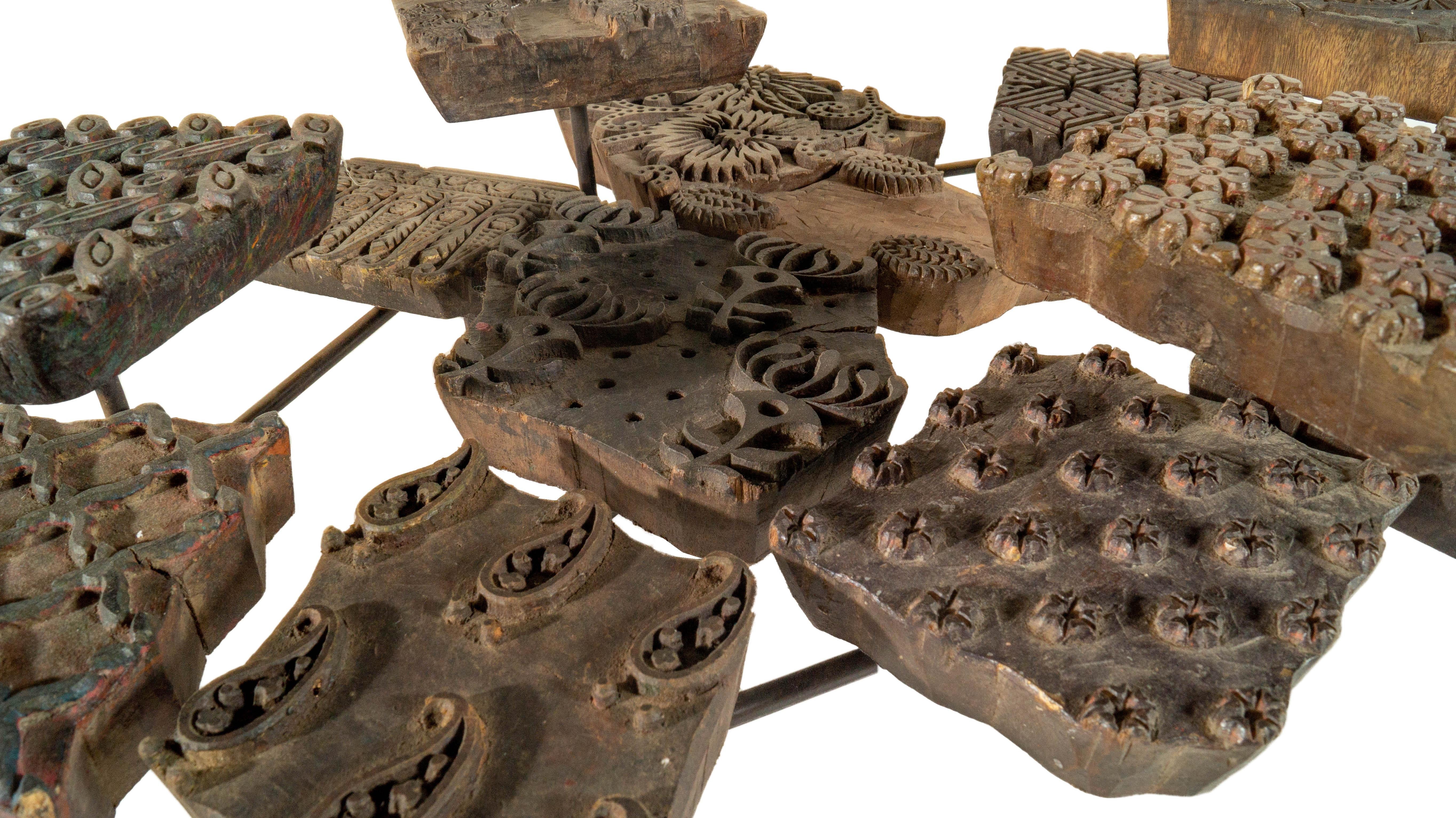 old wooden printing blocks for sale