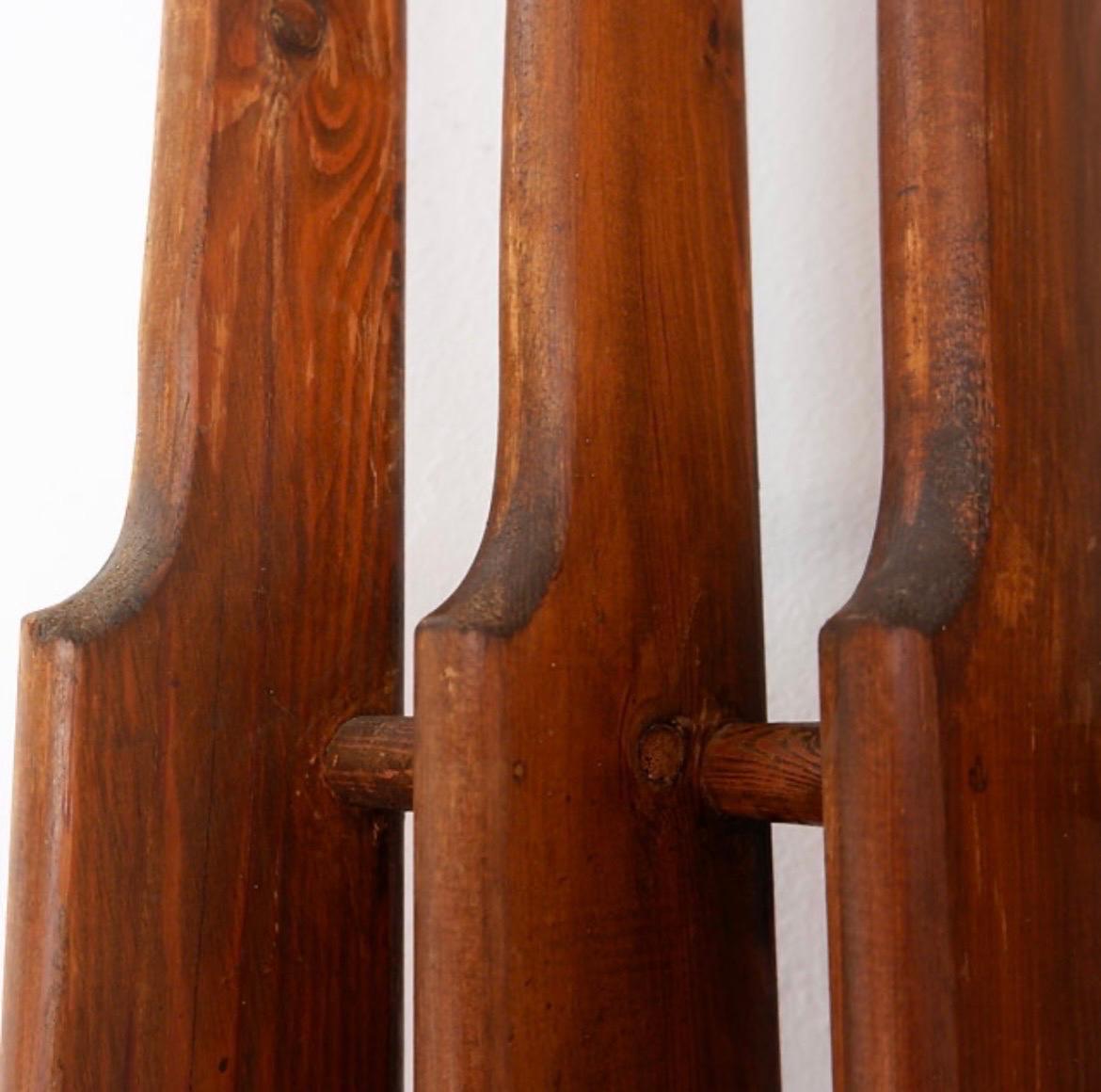 Vintage-Raumteiler aus Holz - 1960er Jahre im Angebot 2