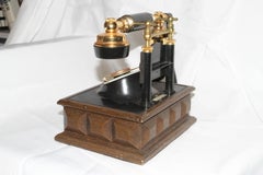 Vintage Wood Rotary Phone