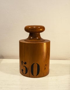 Vintage Wood Sculpture Acerbis Manufacturer, Italy, 1970s