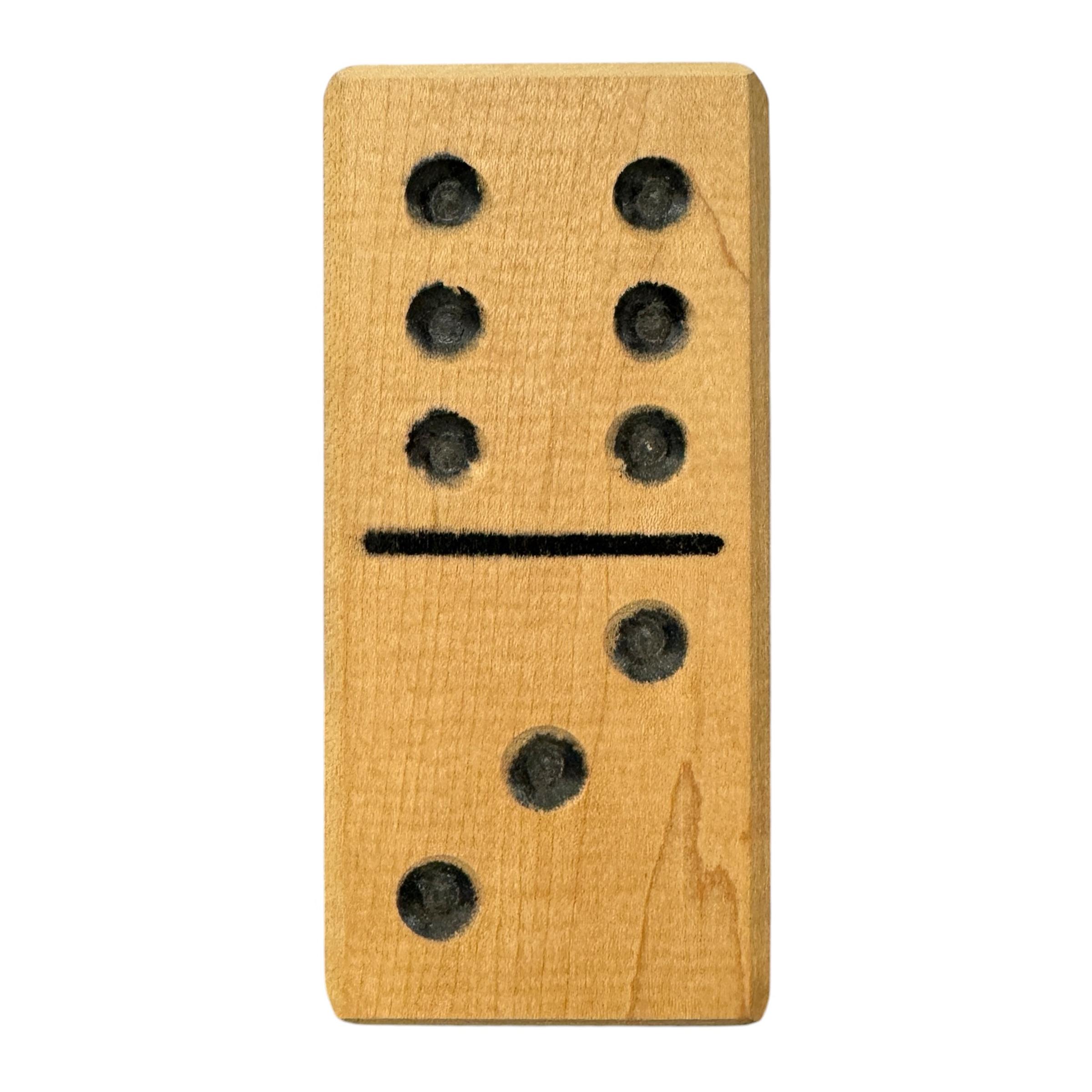 Set di domino in legno vintage in vendita 3