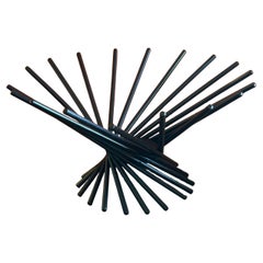 Ciotola "Satellite" grande a raggi di Wood Wood d'epoca di Carlo Contin per il MOMA NIB