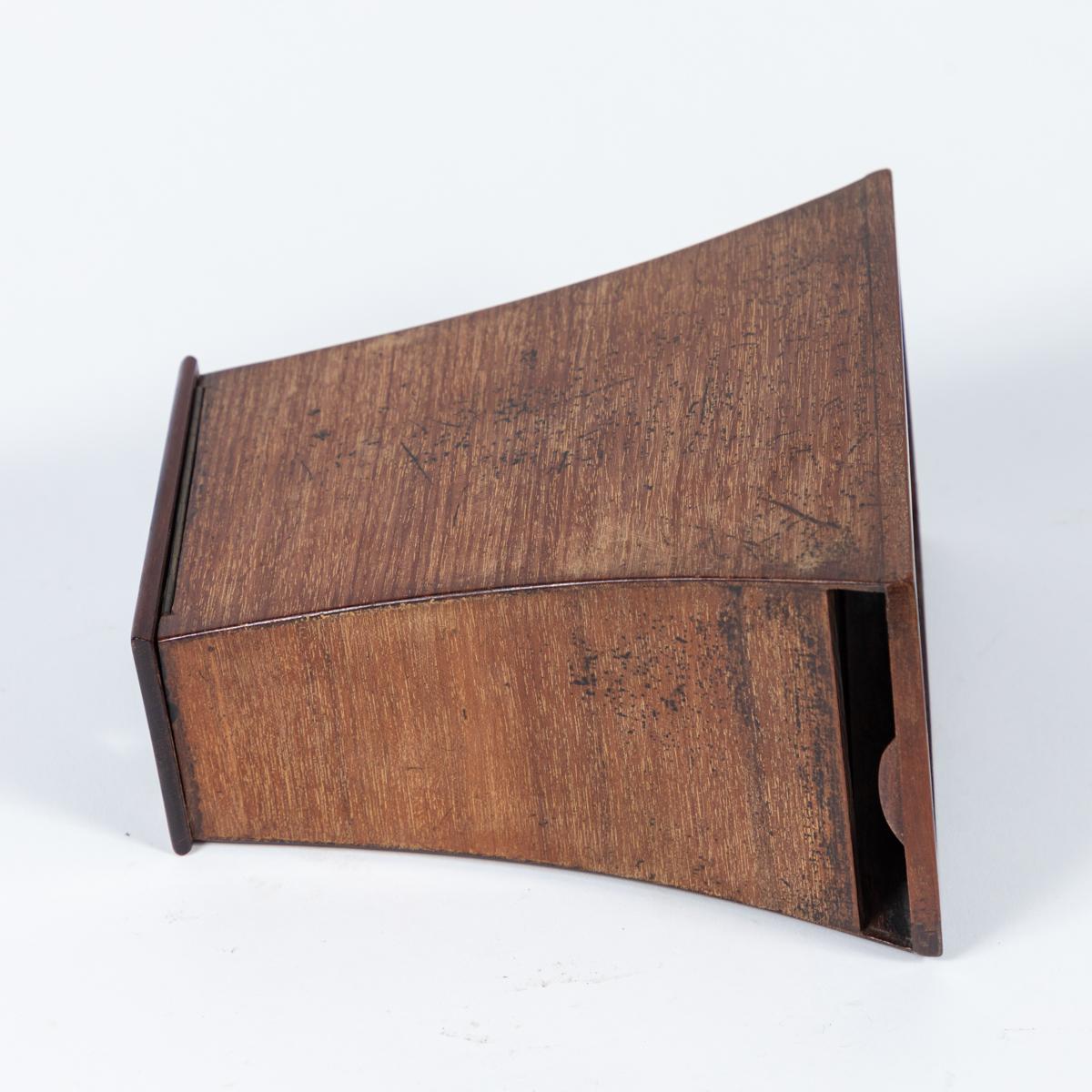 Vintage Wood Stereoscope with Sepia Toned Cards from Late 19th Century, England For Sale 1