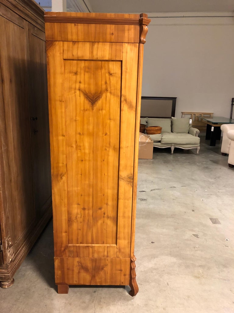 Vintage Wood TwoDoor Storage Armoire For Sale at 1stDibs
