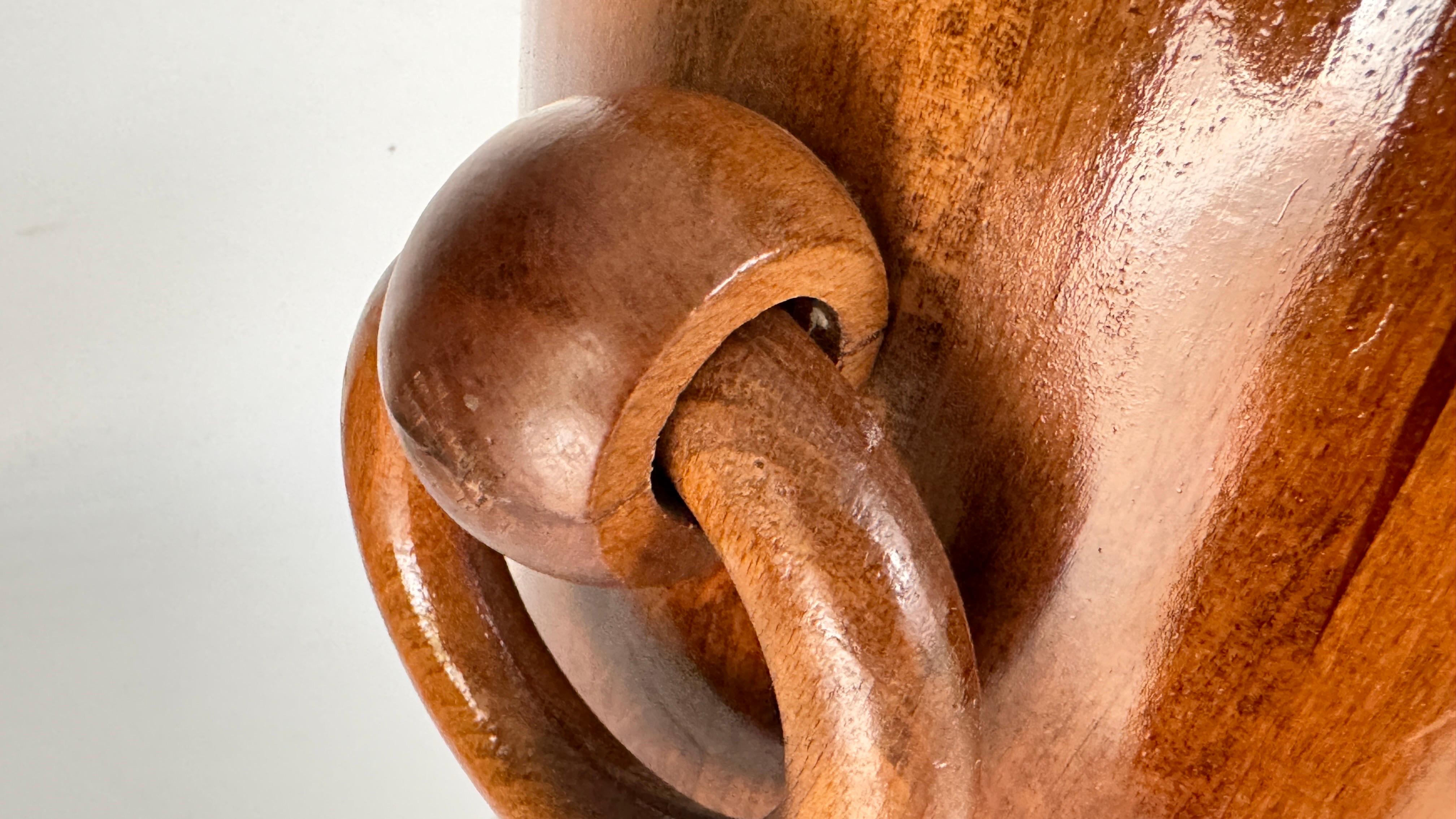 Autrichien Stand /Porte-parapluie Vintage en Wood Wood