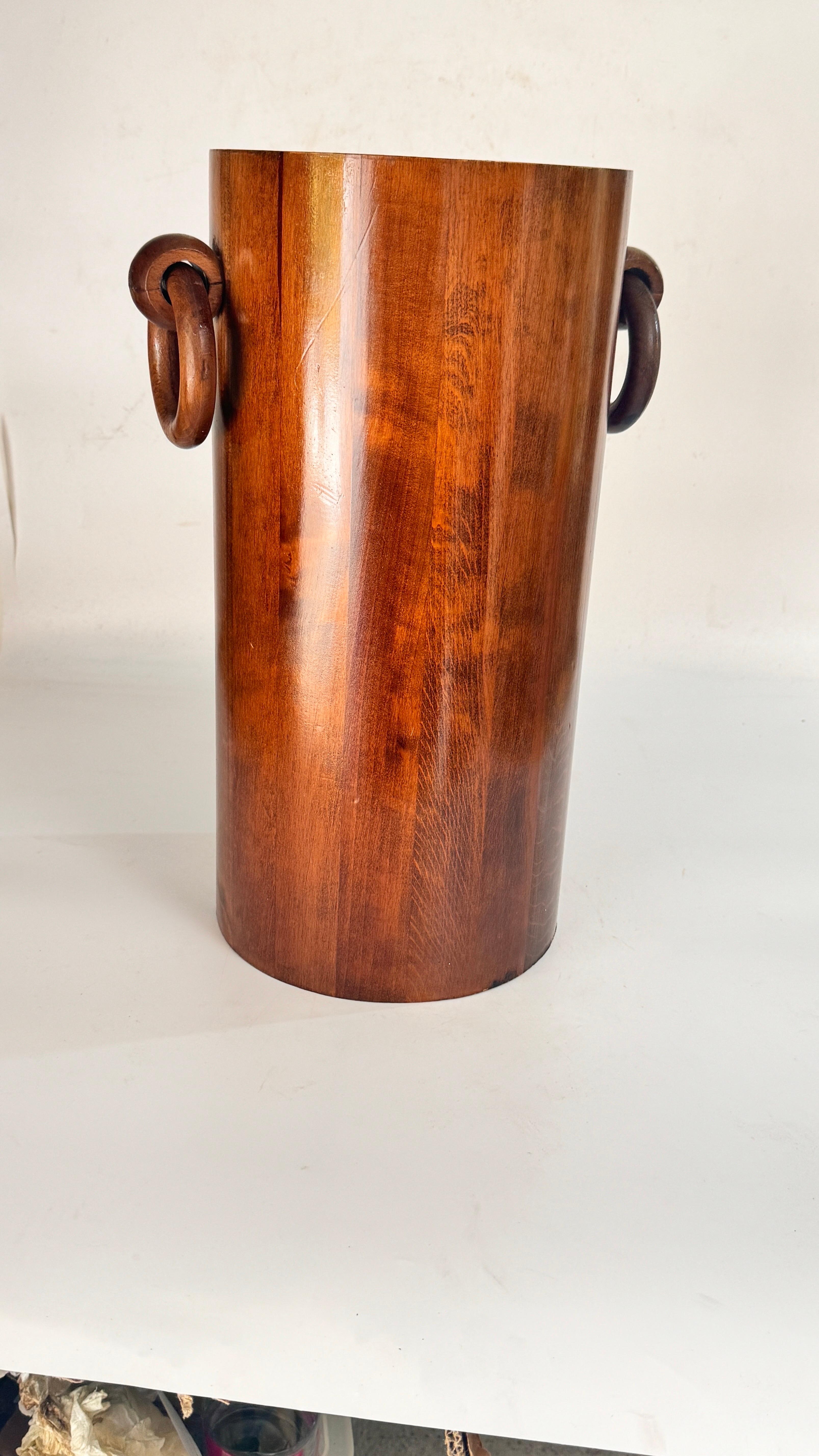 Bois Stand /Porte-parapluie Vintage en Wood Wood