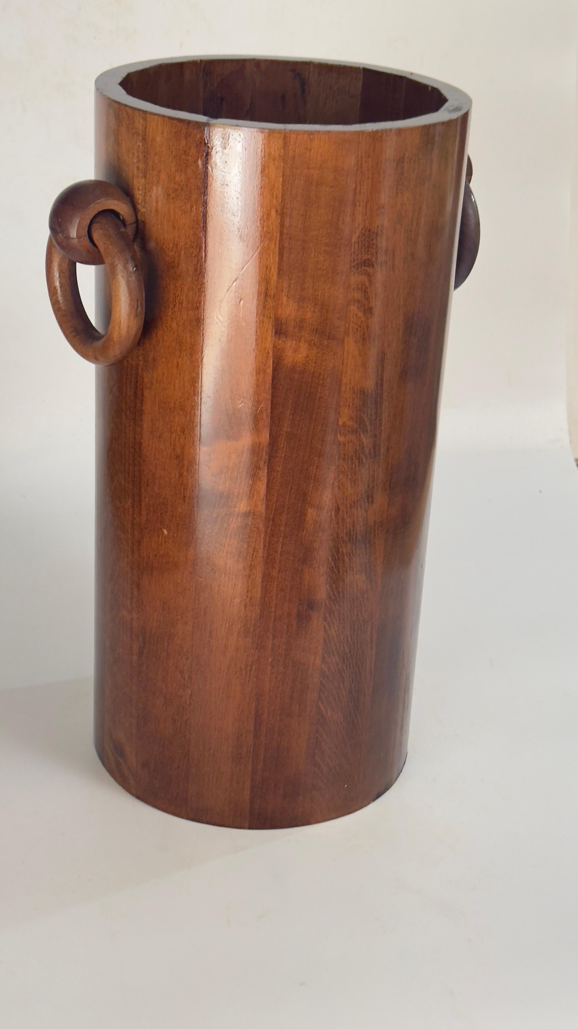 Stand /Porte-parapluie Vintage en Wood Wood 2