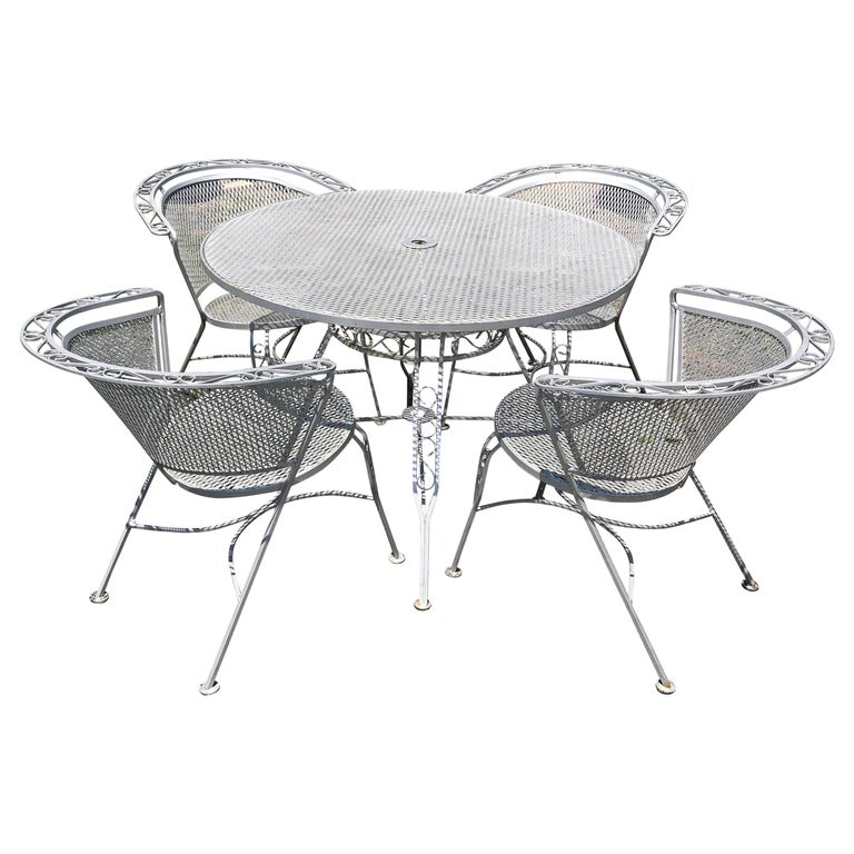 Vintage patio dining set hot sale
