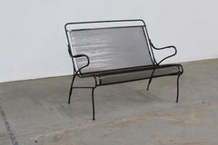 Vintage Woodard Outdoor Iron Loveseat/Bench
